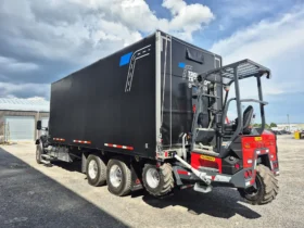 Palfinger Rear Mount Forklift Kit with Platform and Tarp