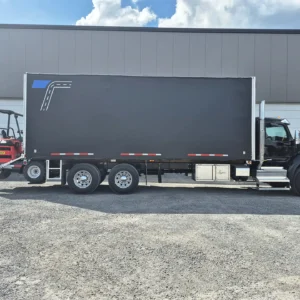 Palfinger Rear Mount Forklift Kit with Platform and Tarp | Custom Truck | OEH | Lifting & Handling Equipment Specialist